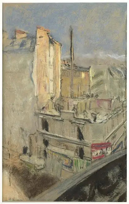 Demolition rue de Calais (60.1.1) - Édouard Vuillard