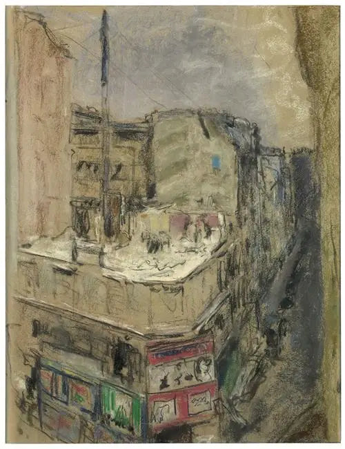 Démolition rue de Calais (60.1.2) - Édouard Vuillard - Alpha Reproduction