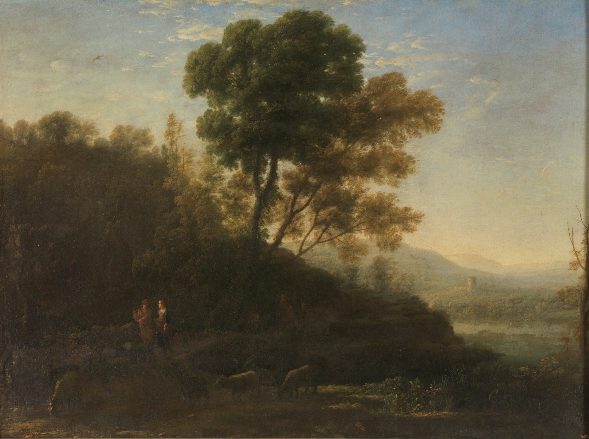 Departure with the herd - Claude Lorrain