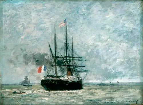 Departure from the Port - Eugène Boudin