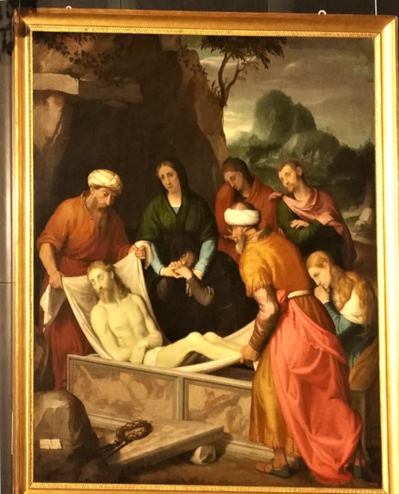 Deposit of Christ in the Sepulchre - Giovanni Battista Moroni