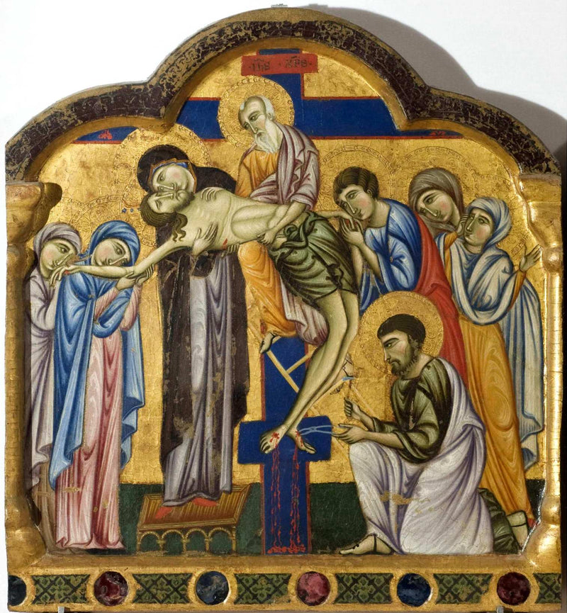Deposit of Christ on the Cross - Master of Saint Francis