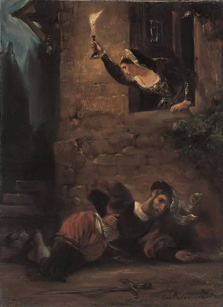 Reproduction du tableau « Q30062704 - Eugène Delacroix » par Alpha Reproduction en peinture à l’huile