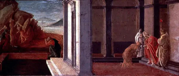 Les Derniers Instants de sainte Marie-Madeleine de Botticelli, Philadelphia Museum of Art – reproduction peinture à l’huile sur toile