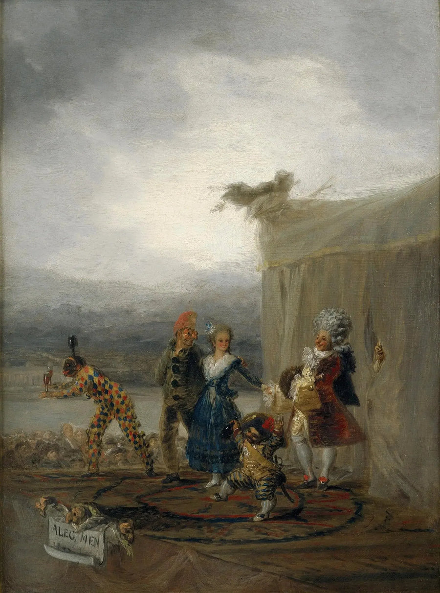 Comedic Walking Actors - Francisco de Goya