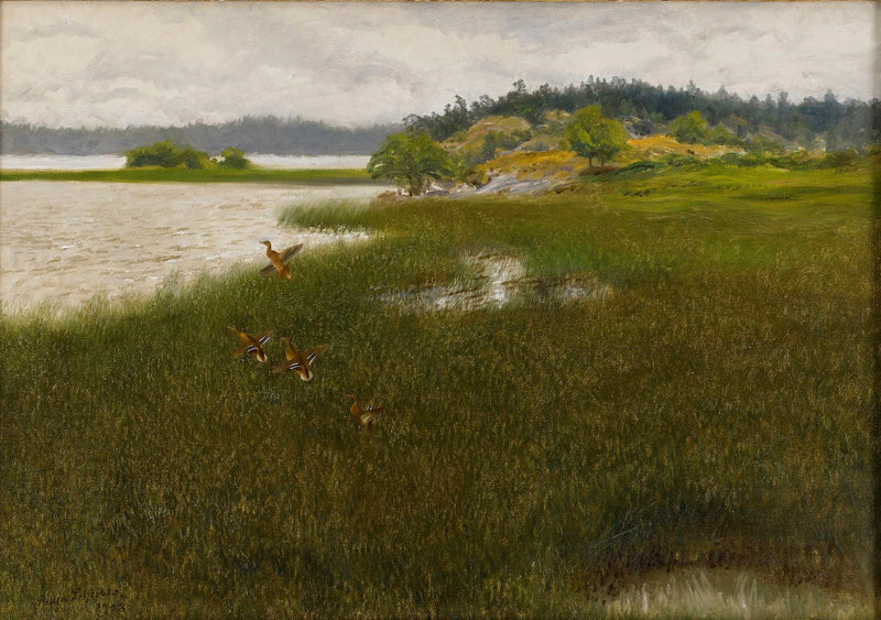 Ducks Take Off - Bruno Liljefors