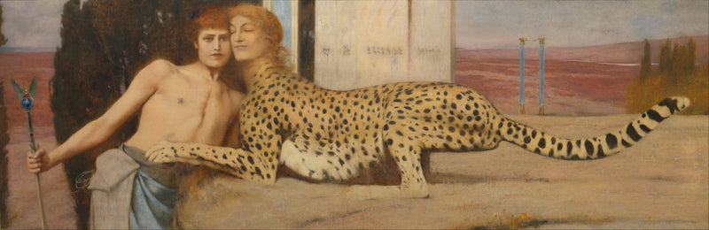 Caresses - Fernand Khnopff