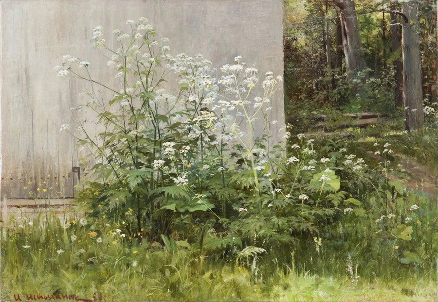 Flowers at the Fence - Ivan Chichkine