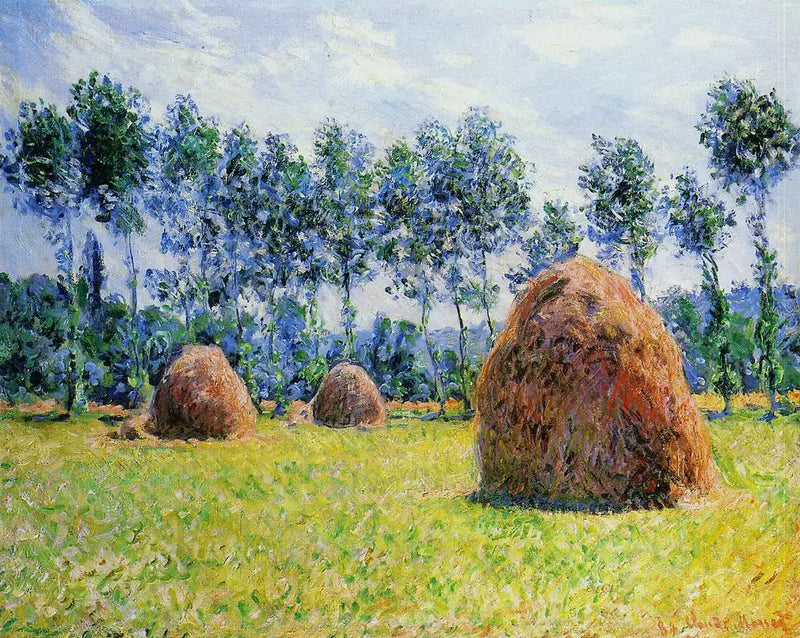 Straw Stacks at Giverny - Claude Monet