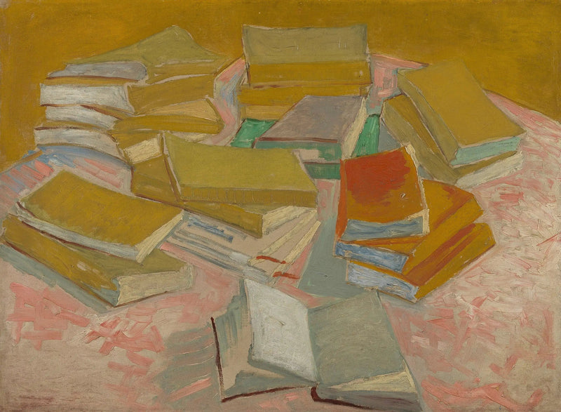 Stacks of French novels - Vincent van Gogh