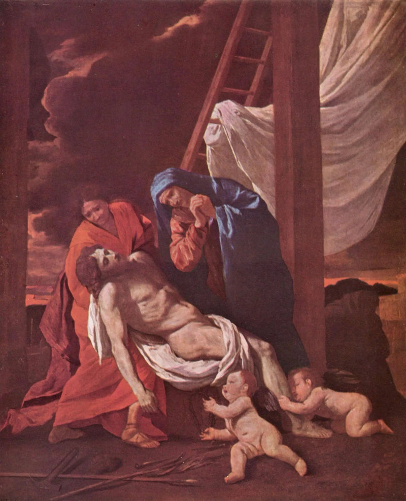 Descent of the Cross - Nicolas Poussin