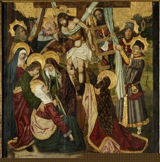Descent from the Cross - Bartolomé Bermejo