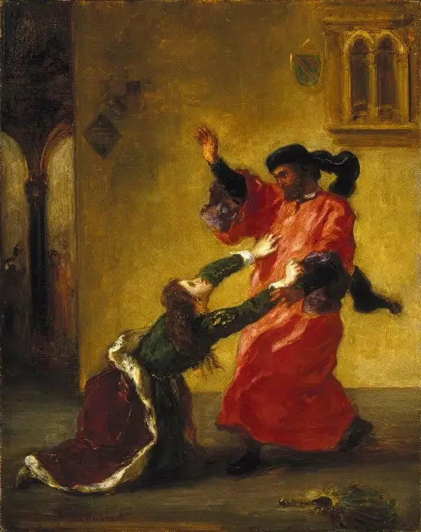 Desdemona cursed by her father - Eugène Delacroix