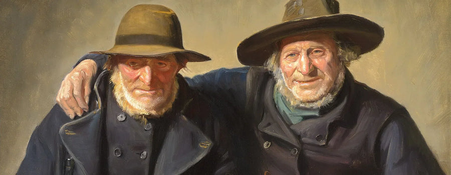 Two friends. -Michael Peter Ancher