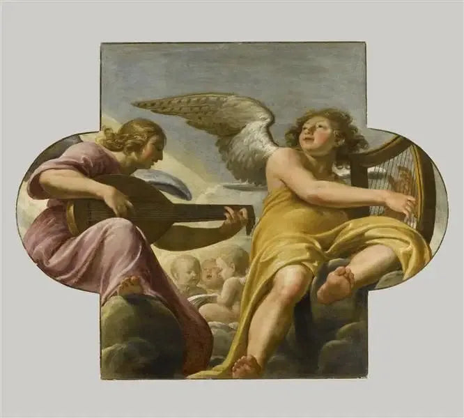 Two Musician Angels - Philippe de Champaigne