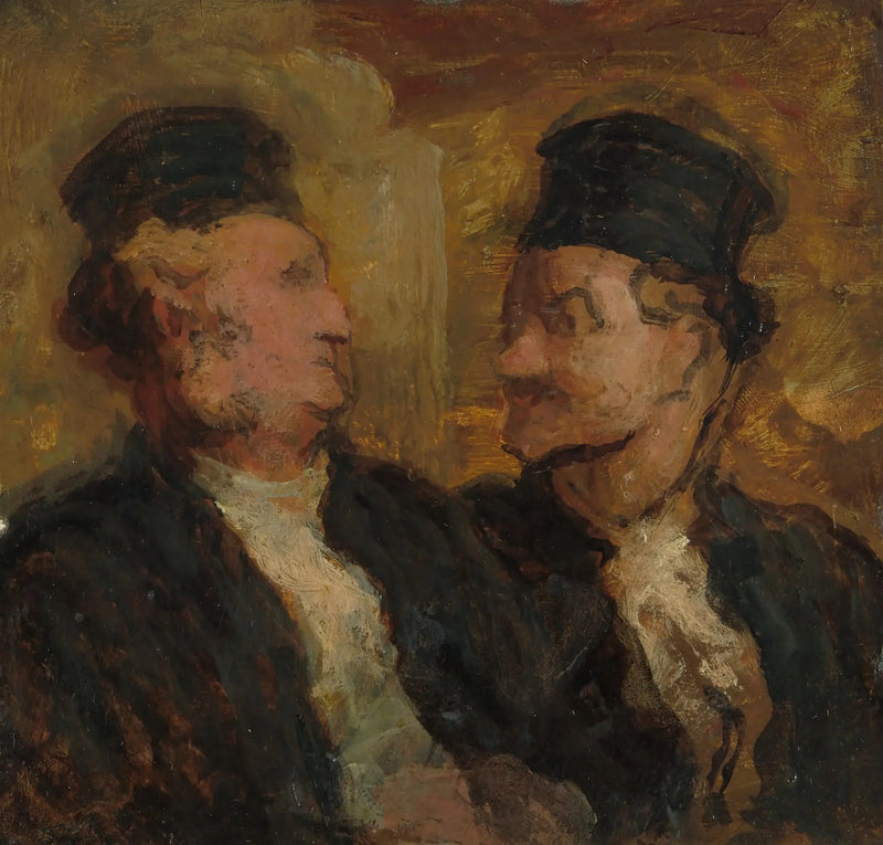 Two Lawyers - Honoré Daumier