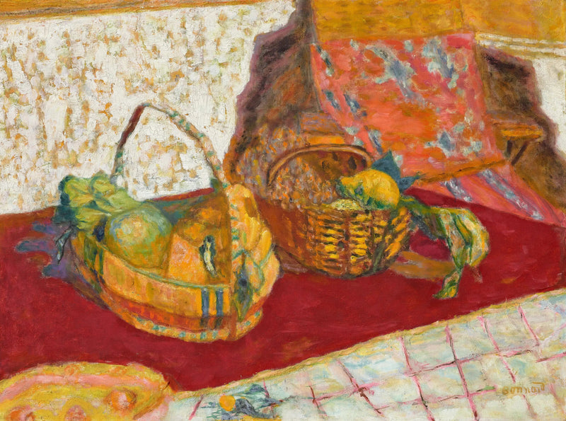 Two Baskets of Fruit - Pierre Bonnard