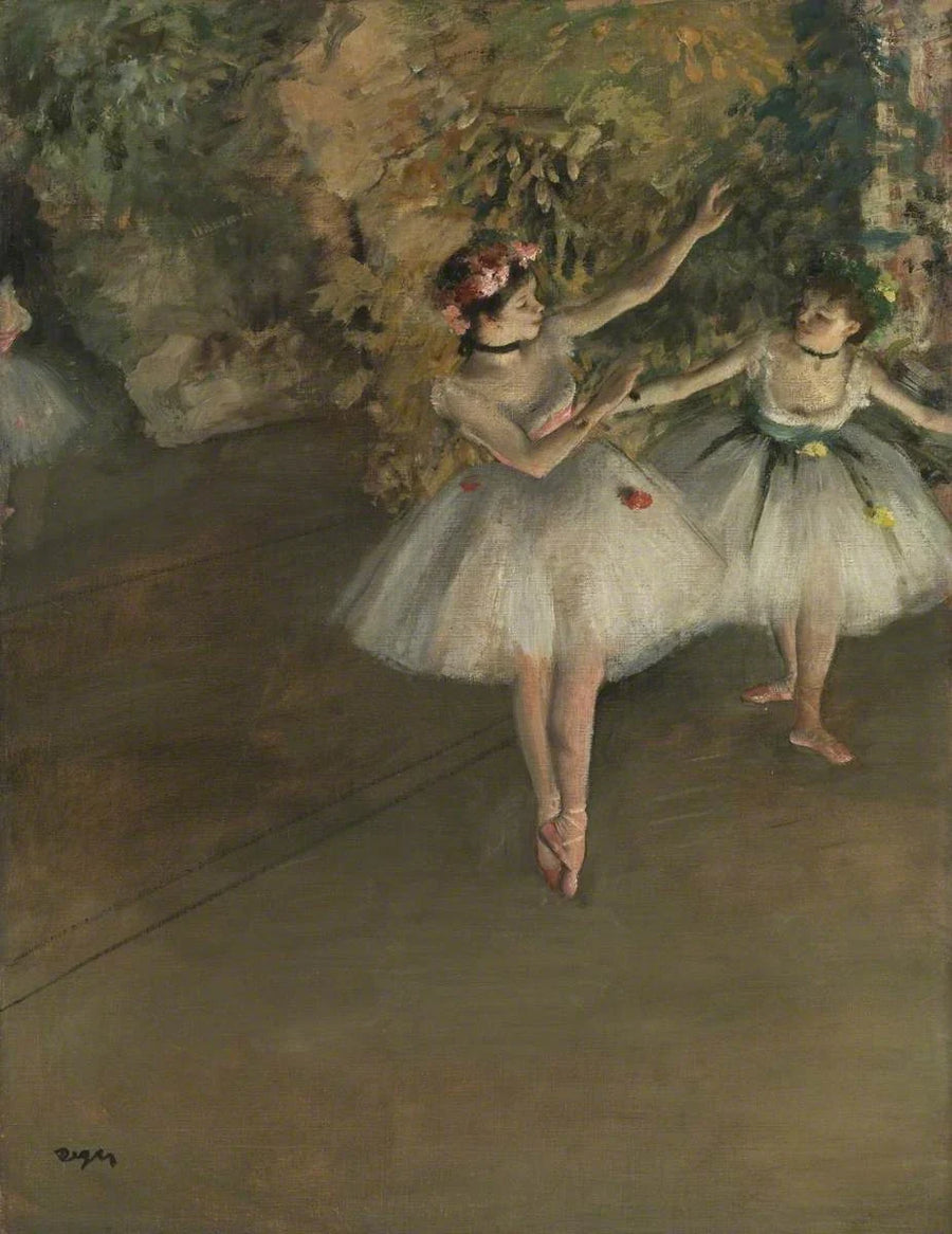 Two Dancers on a Stage - Edgar Degas