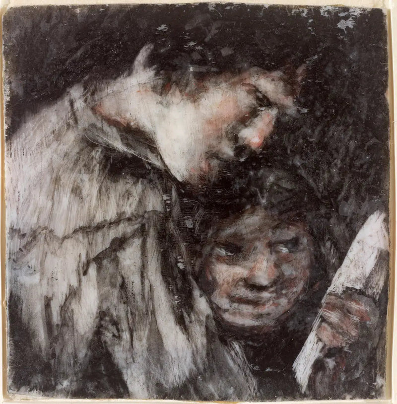 Two Children Looking at a Book - Francisco de Goya
