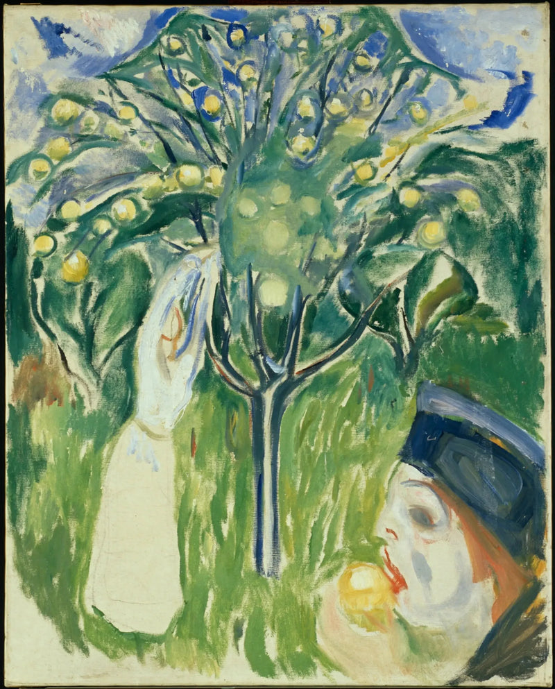 Two Women in the Garden - Edvard Munch