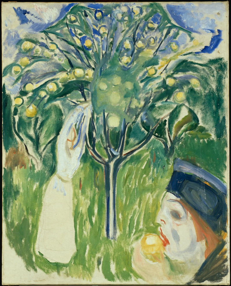 Two Women in the Garden - Edvard Munch