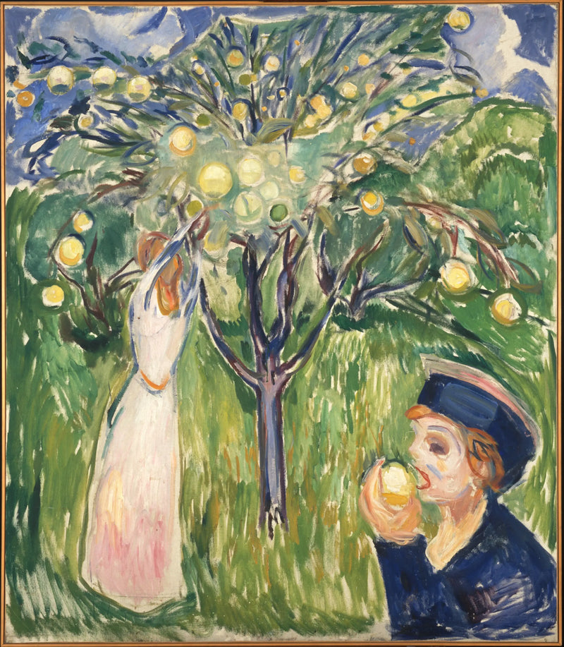 Two Women in the Garden - Edvard Munch