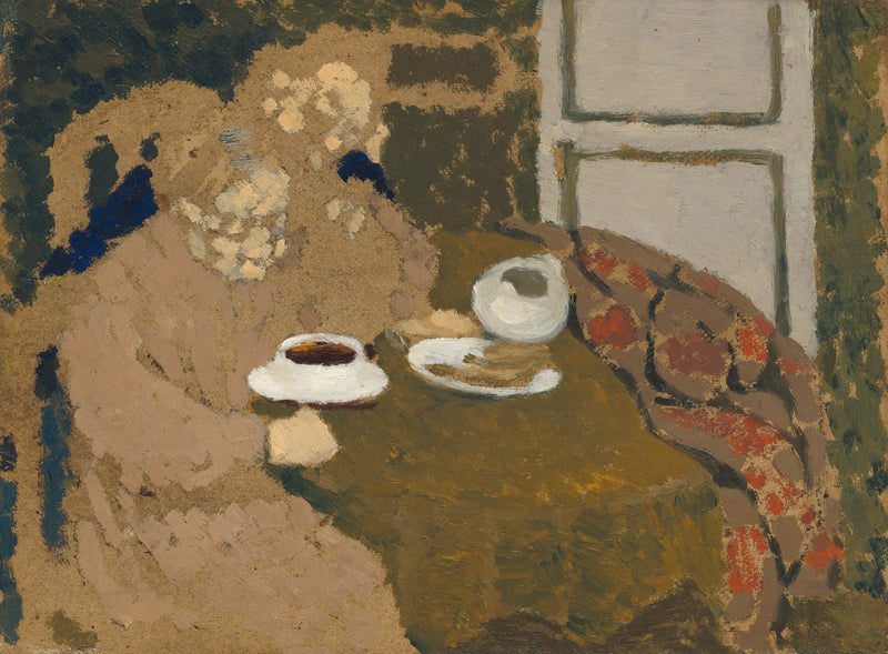 Two women drinking coffee - Édouard Vuillard