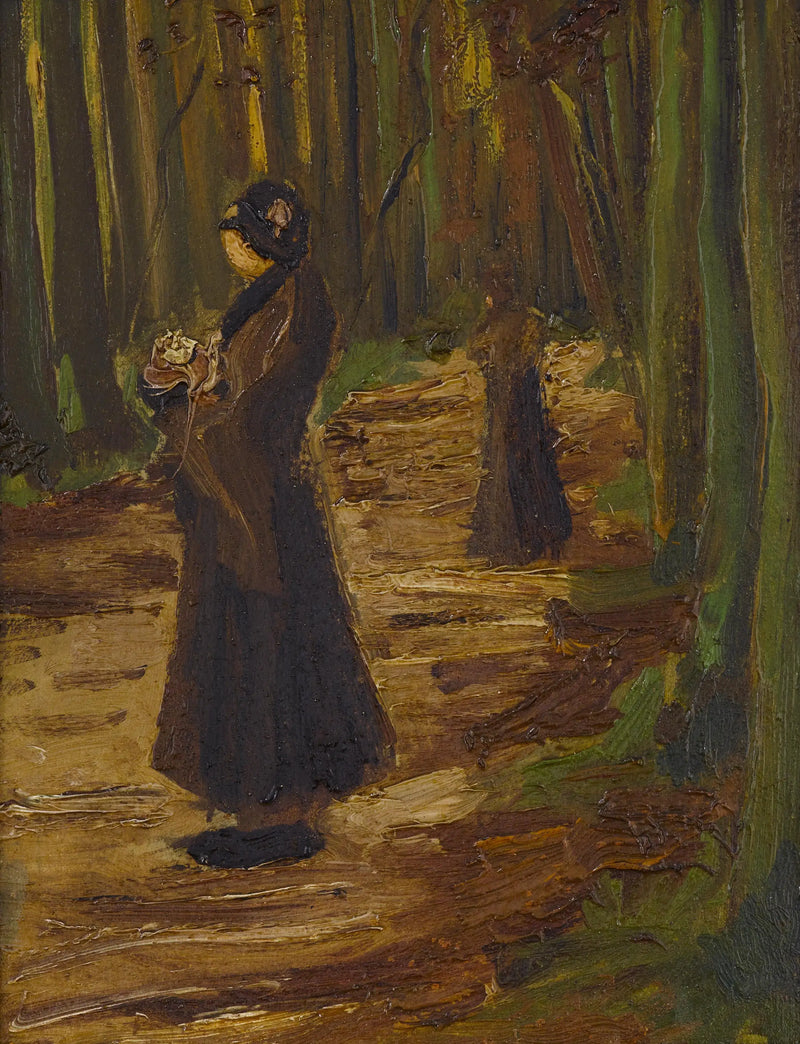 Two Women in the Woods - Vincent van Gogh