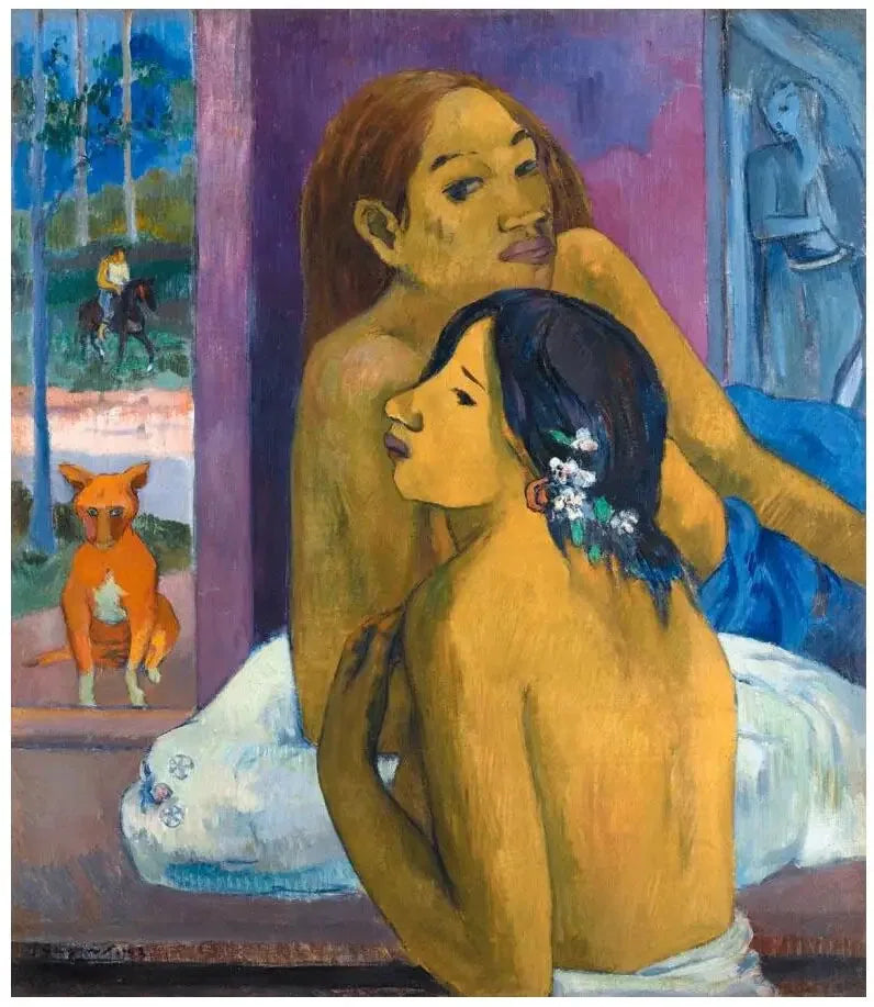 Two Women, or The Flowered Hair - Paul Gauguin