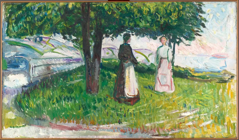 Two Women Under a Tree - Edvard Munch