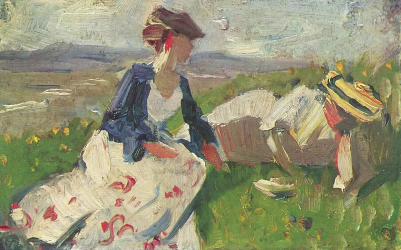 Two Women on the Hill - Franz Marc