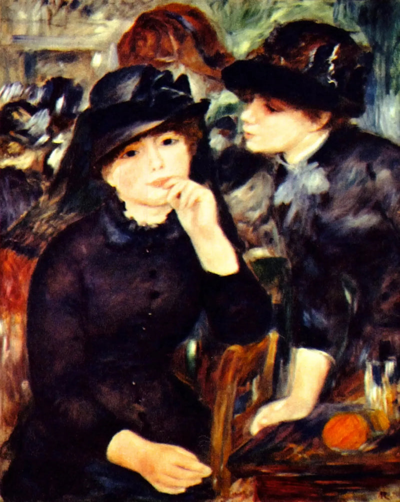 Two Girls in Black - Pierre-Auguste Renoir