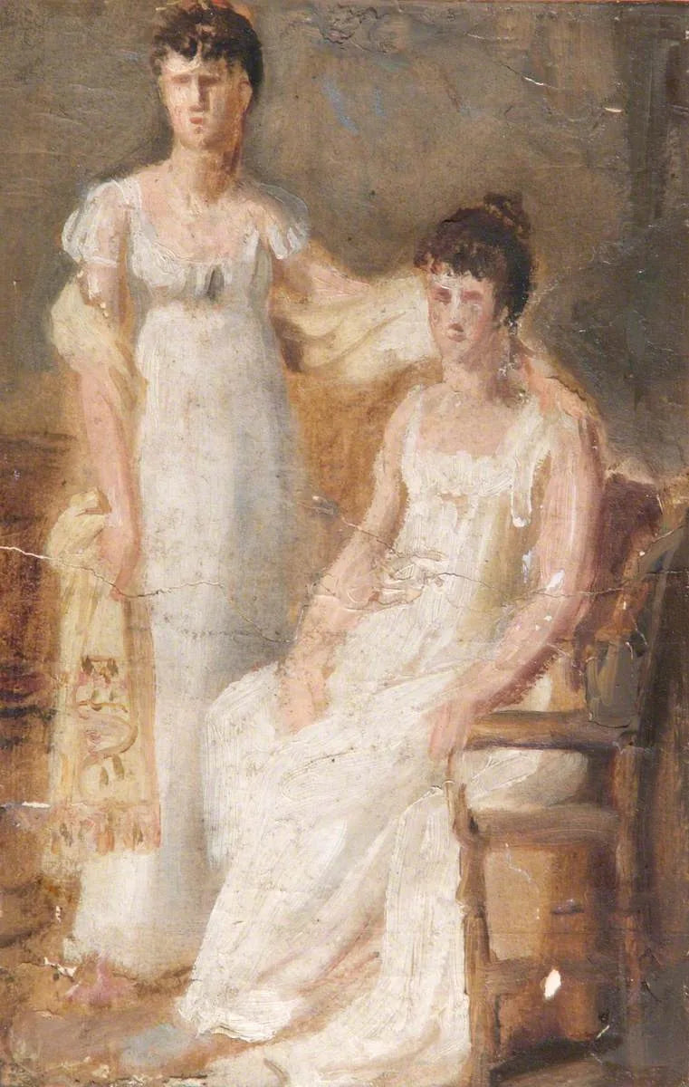 Two Girls - Théodore Chassériau