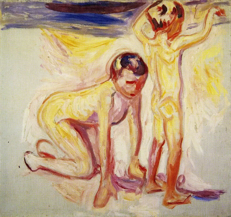 Two Boys on the Beach - Edvard Munch