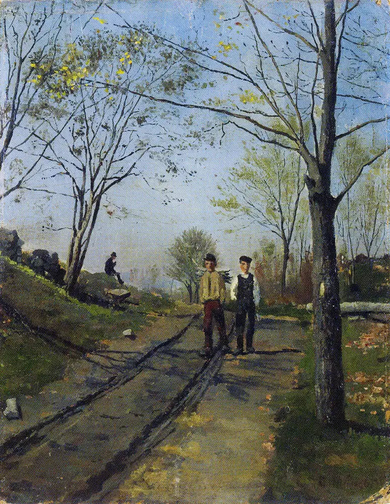 Two Boys on a Country Road - Edvard Munch