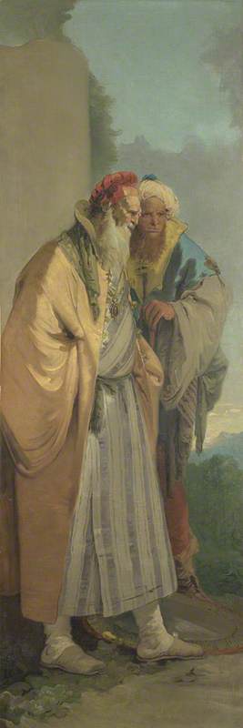 Two Men in Oriental Costume - Giovanni Battista Tiepolo