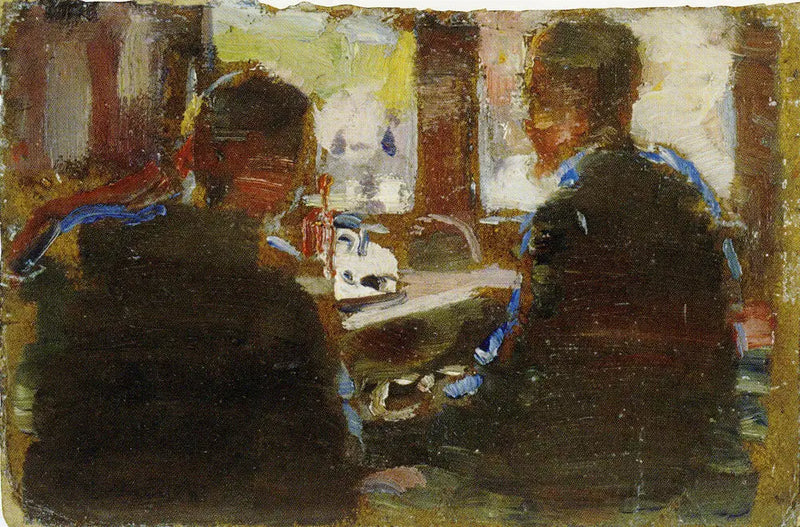 Two Men by the Window - Edvard Munch