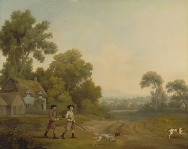 Two gentlemen going to a shooting - George Stubbs
