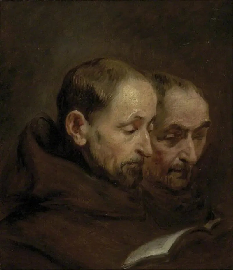 Two Monks Reading - Thomas Gainsborough