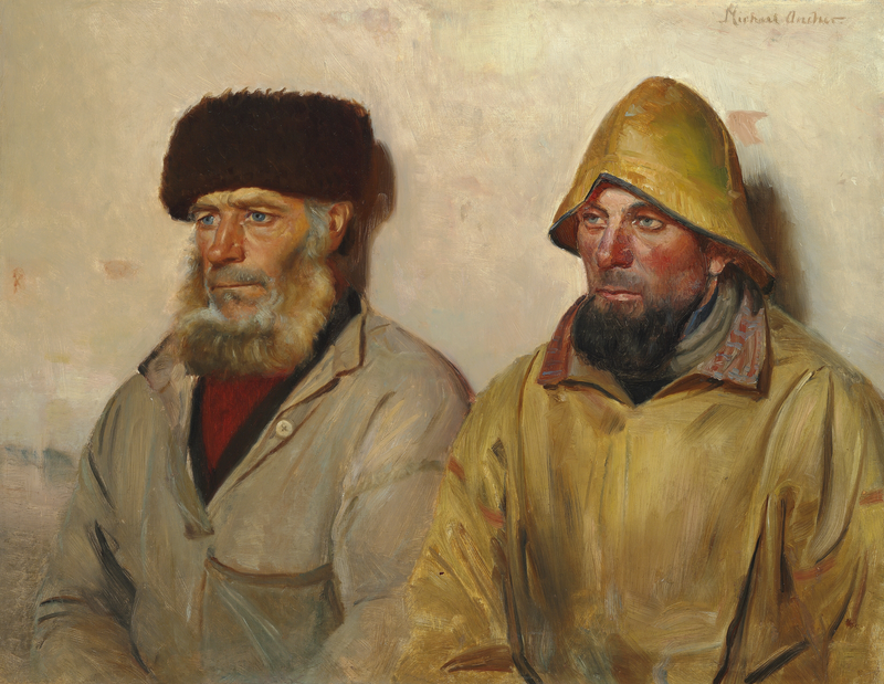 Two fishermen from Skagen - Michael Peter Ancher
