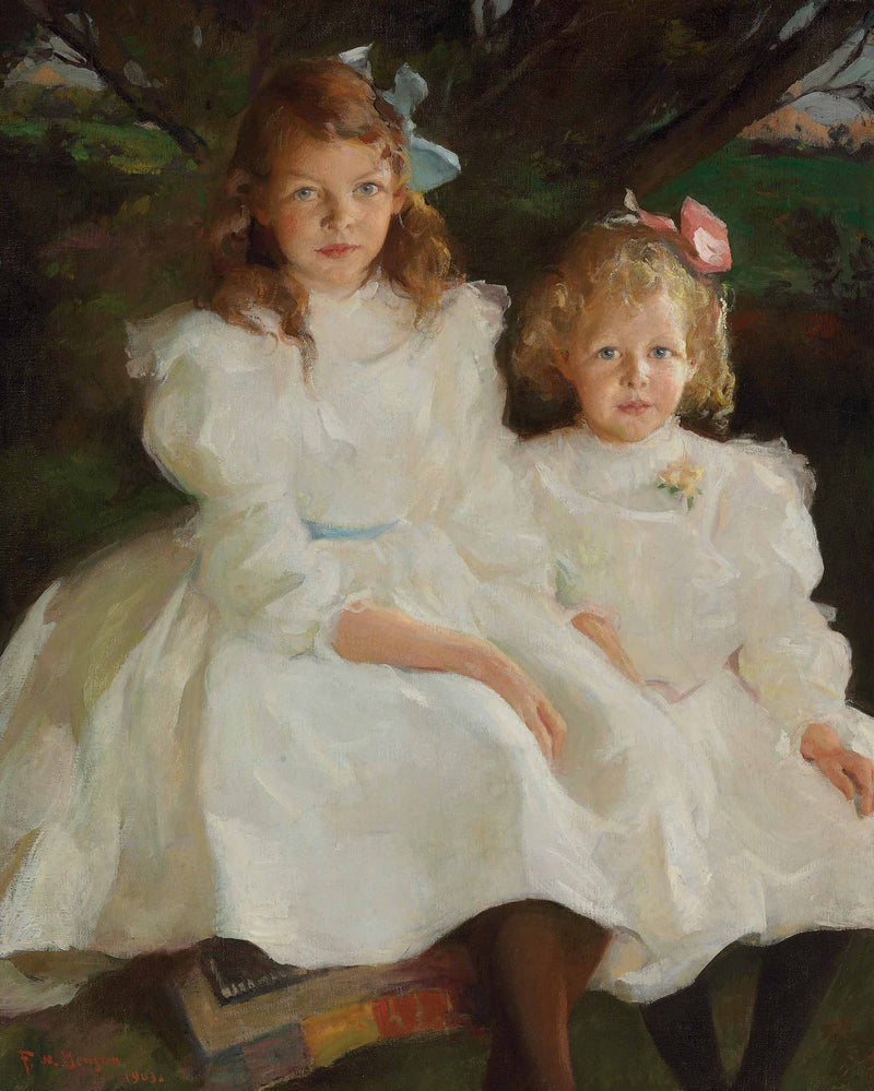 Two Little Girls - Frank Weston Benson