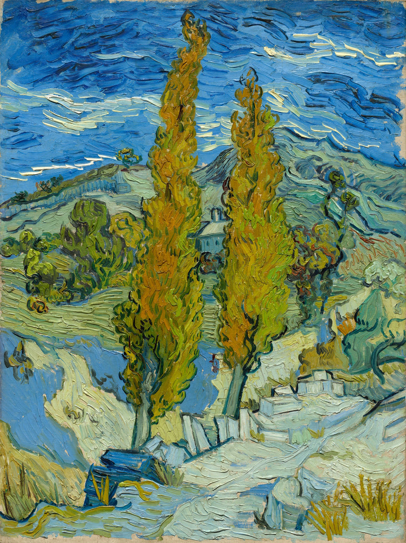 Poplars at Saint-Rémy - Vincent van Gogh