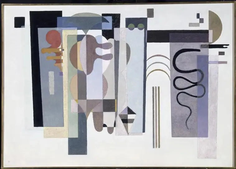 Two Green Points - Vassily Kandinsky