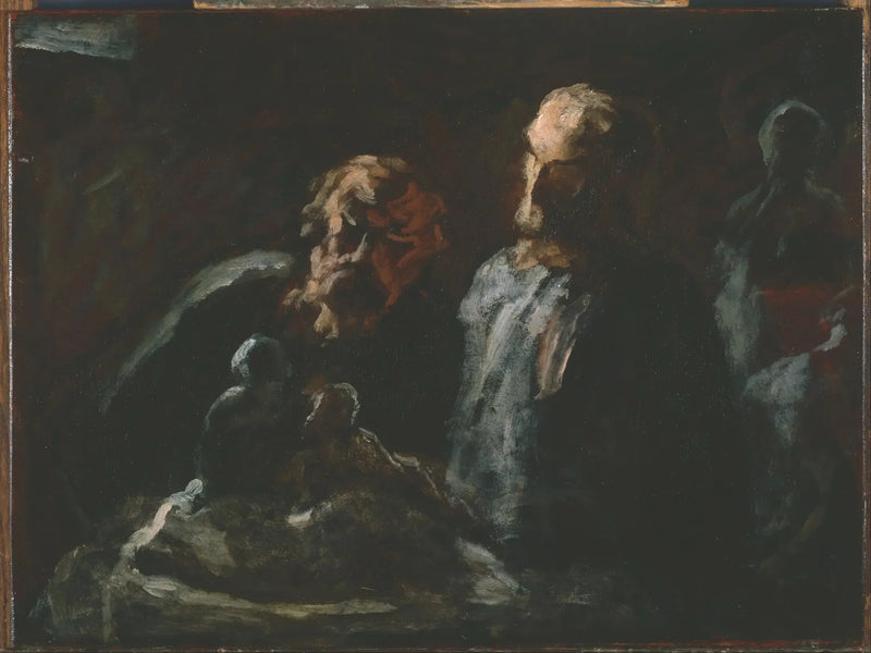 Two Sculptors - Honoré Daumier