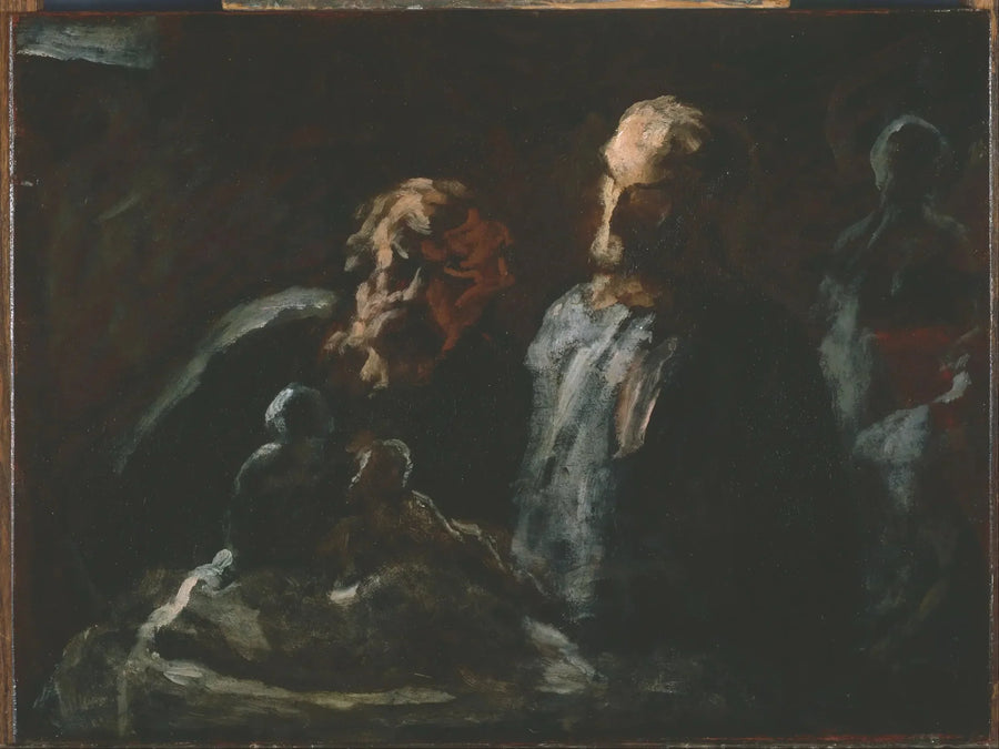 Two Sculptors - Honoré Daumier