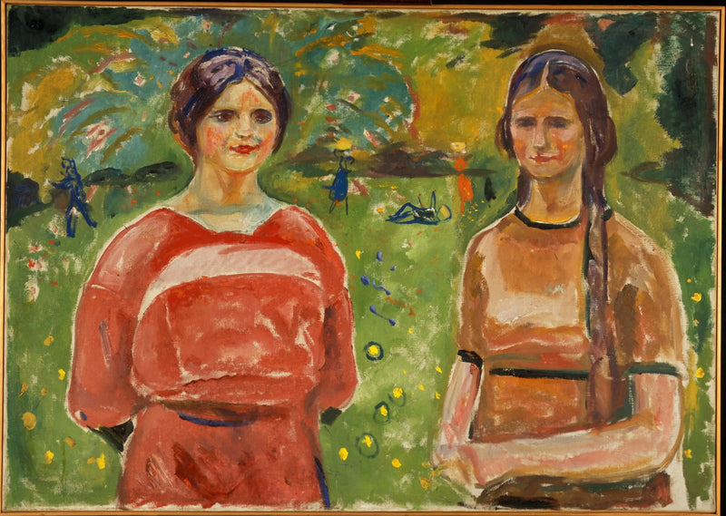 Two Sisters - Edvard Munch