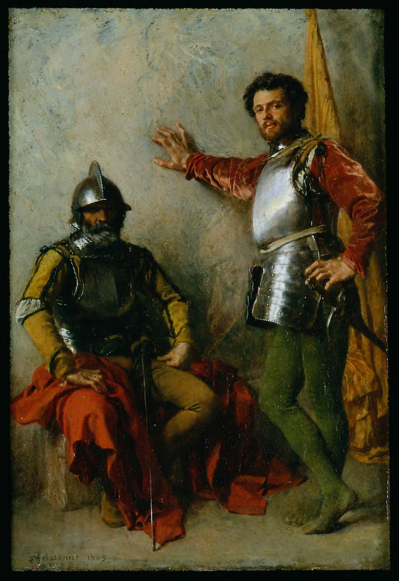 Deux soldats - Ernest Meissonier