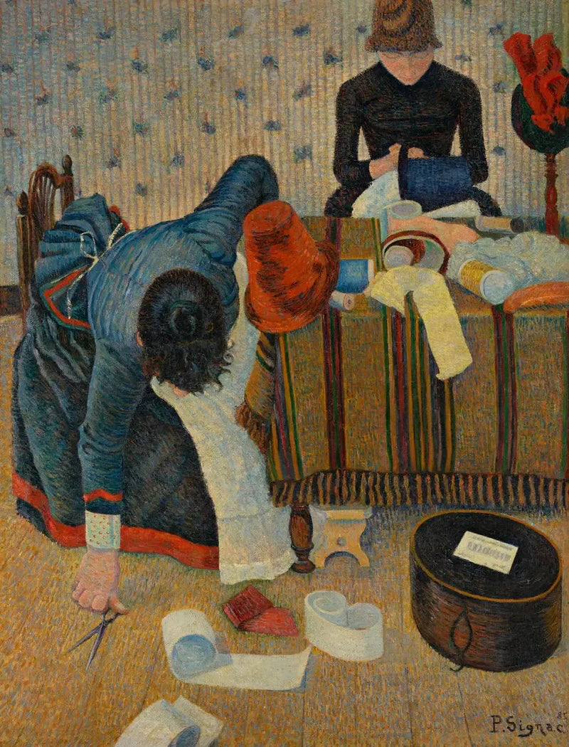 Two Stylists, Rue du Caire - Paul Signac