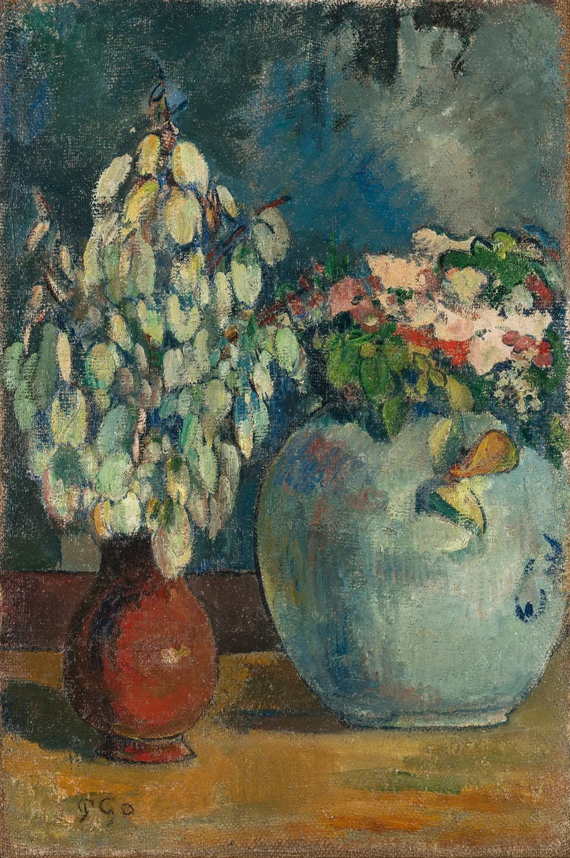 Two Flower Vases - Paul Gauguin