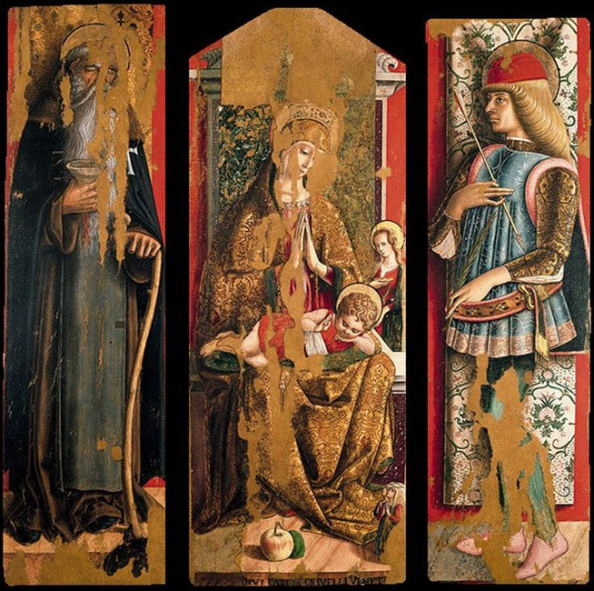 Second Triptych - Carlo Crivelli